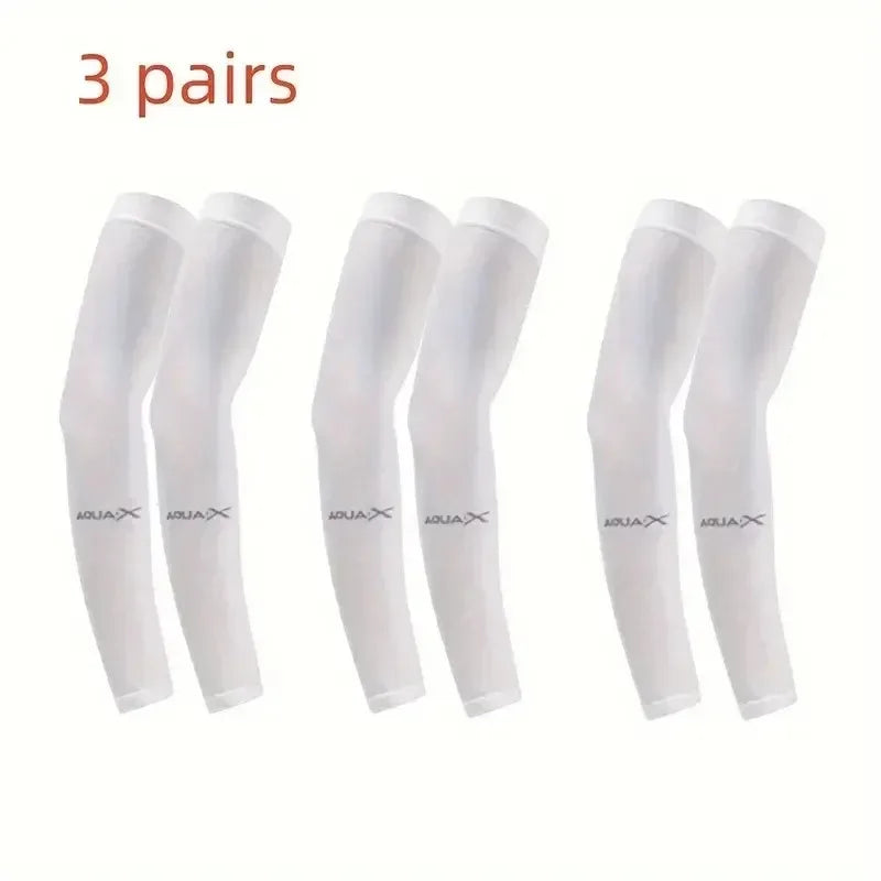 Breathable Sun Protection Sleeves - Cooling, UV Protection for Driving, Golfing, Fishing, Cycling, Hiking & Doing Sports