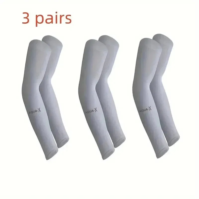 Breathable Sun Protection Sleeves - Cooling, UV Protection for Driving, Golfing, Fishing, Cycling, Hiking & Doing Sports