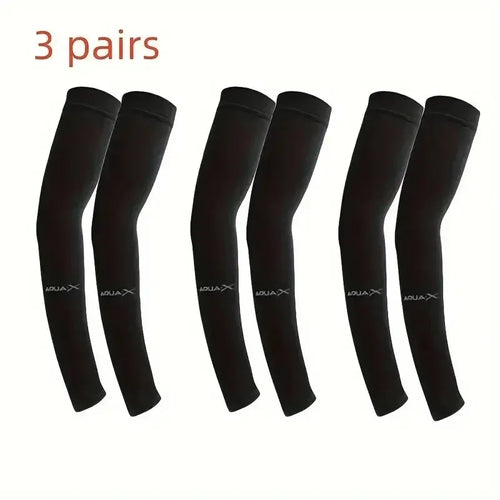 Breathable Sun Protection Sleeves - Cooling, UV Protection for Driving, Golfing, Fishing, Cycling, Hiking & Doing Sports