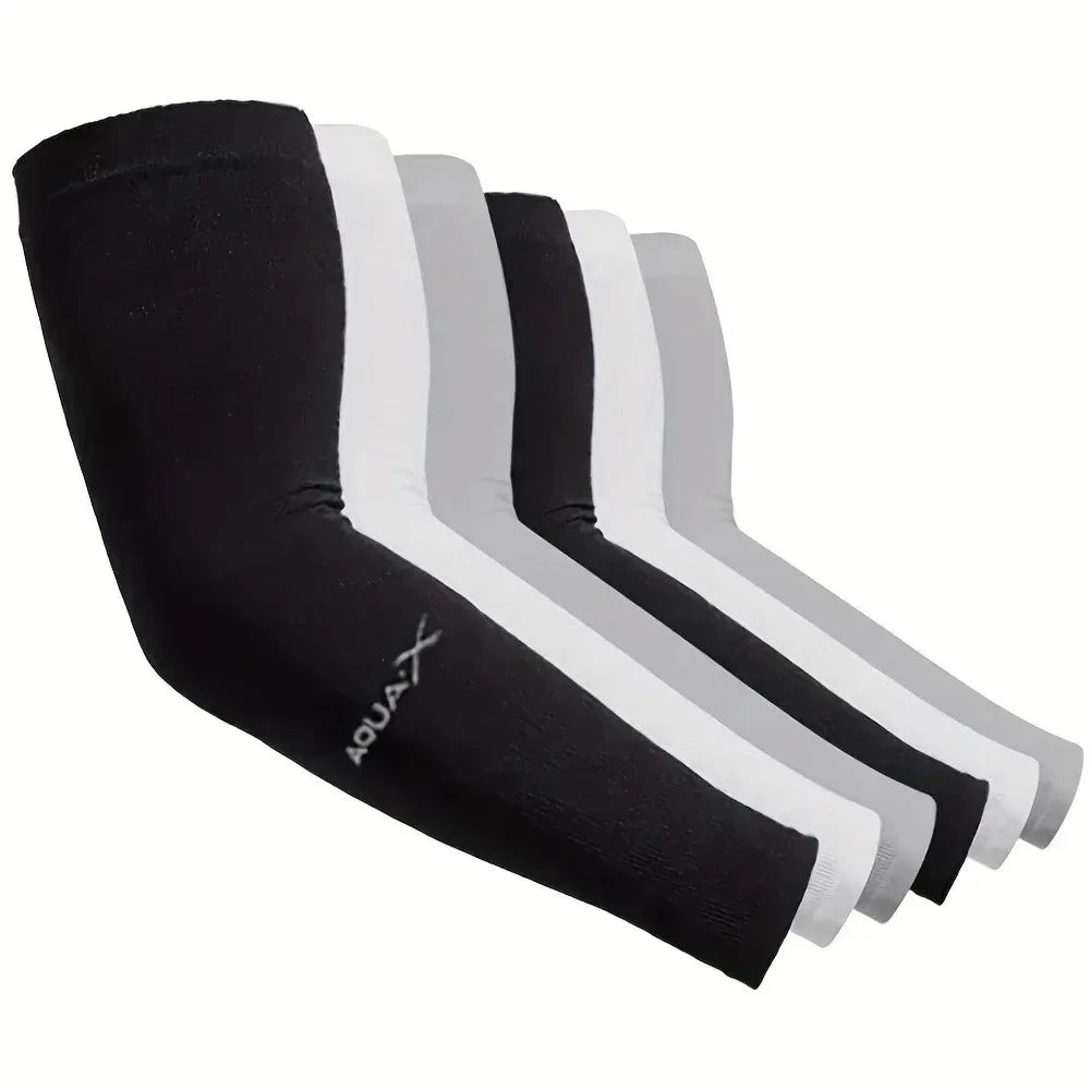 Breathable Sun Protection Sleeves - Cooling, UV Protection for Driving, Golfing, Fishing, Cycling, Hiking & Doing Sports